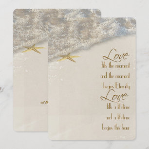 Invitación a la boda Starfish