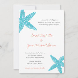 Invitación a la boda Starfish Beach