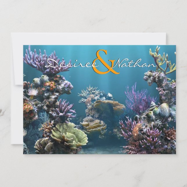 Invitación a la boda submarina (Anverso)