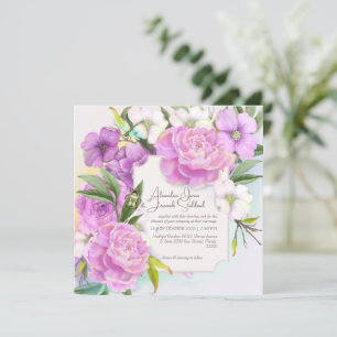 Invitación a la boda suntuosa