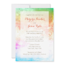 Invitación a la boda Swirl Sunrise Multi