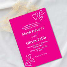 Invitación a la boda | Tarjeta Boda romántica flor
