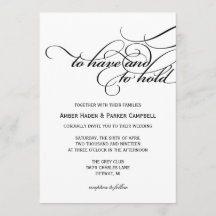 Invitación a la boda| Tener que retener