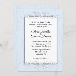 Invitación a la boda tradicional de la simplicidad