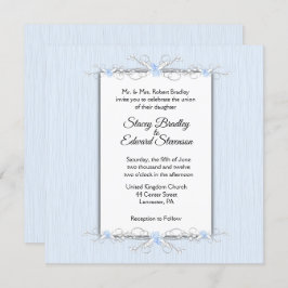 Invitación a la boda tradicional de la simplicidad