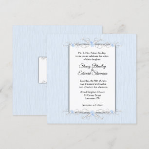 Invitación a la boda tradicional de la simplicidad