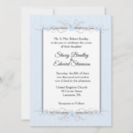 Invitación a la boda tradicional de la simplicidad