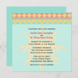 Invitación a la boda tribal del suroeste
