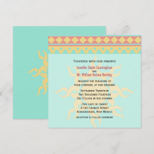 Invitación a la boda tribal del suroeste
