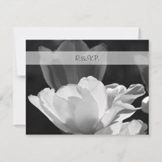 Invitación a la boda Tulip RSVP de primavera