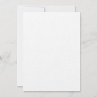 Invitación a la boda ultradelgada de 7" x 5"