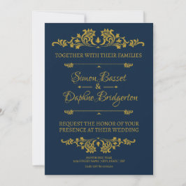 Invitación a la boda: Un asunto de oro