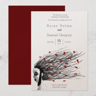 Invitación a la boda Única, caprichosa