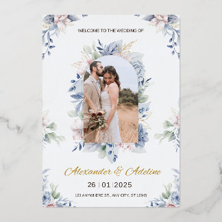 Invitación a la boda única y sencilla
