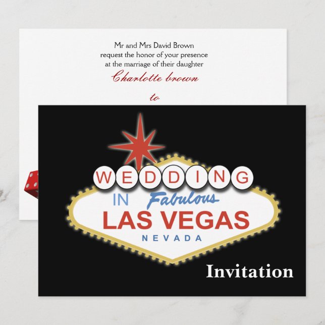invitación a la boda vegana (Anverso / Reverso)
