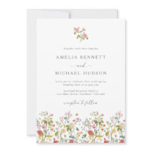 Invitación a la boda veneciana colorida