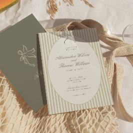 Invitación a la Boda Verde de la Estripa caprichos