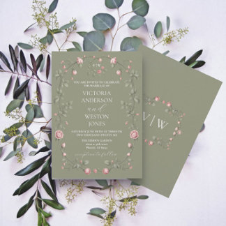 Invitación a la boda verde de los sabios del jardí