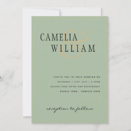 Invitación a la boda verde de los sabios modernos