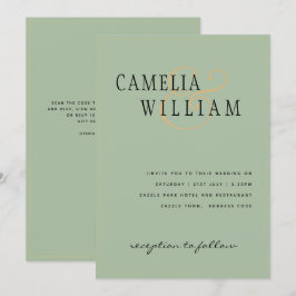 Invitación a la boda verde de los sabios modernos