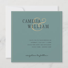 Invitación a la boda verde de los sabios modernos