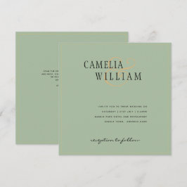 Invitación a la boda verde de los sabios modernos