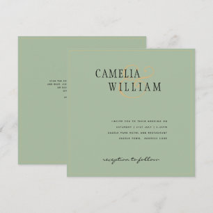 Invitación a la boda verde de los sabios modernos