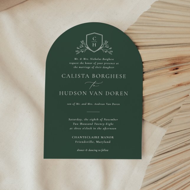 Invitación a la boda verde del ESCUDO BRUNSWICK (Subido por el creador)