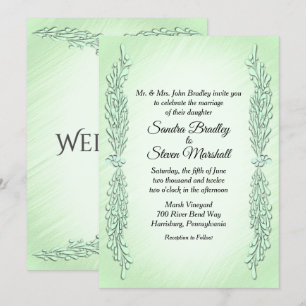 Invitación a la Boda Verde en la Casa de la Moneda