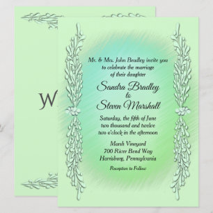 Invitación a la Boda Verde en la Casa de la Moneda