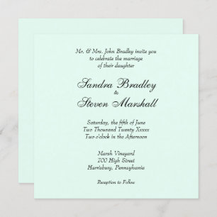 Invitación a la Boda Verde en la Casa de la Moneda