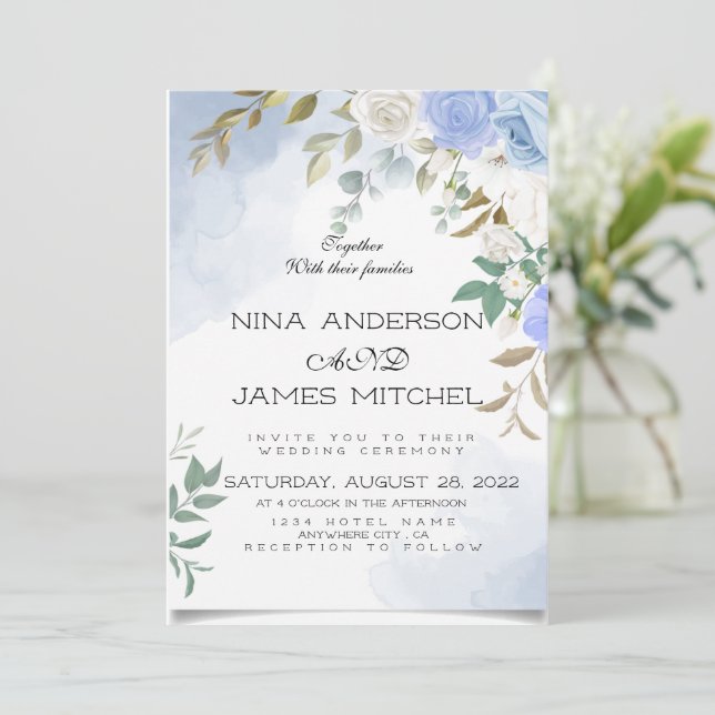 Invitación a la boda verde y sangrienta (Anverso de pie)
