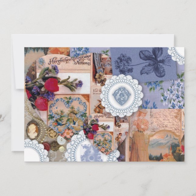 Invitación a la boda victoriana (Anverso)