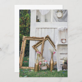 Invitación a la boda vintage