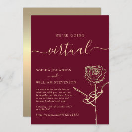 Invitación a la boda virtual