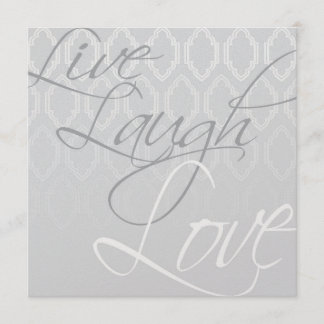Invitación a la boda - Vive - Ríe - Amor
