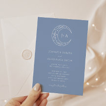 Invitación a la Boho Celestial Wedding
