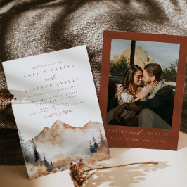 Invitación a la Boho Mountain Wedding