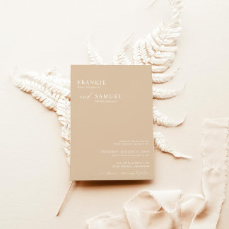 Invitación a la Boho Photo Wedding, invitación al