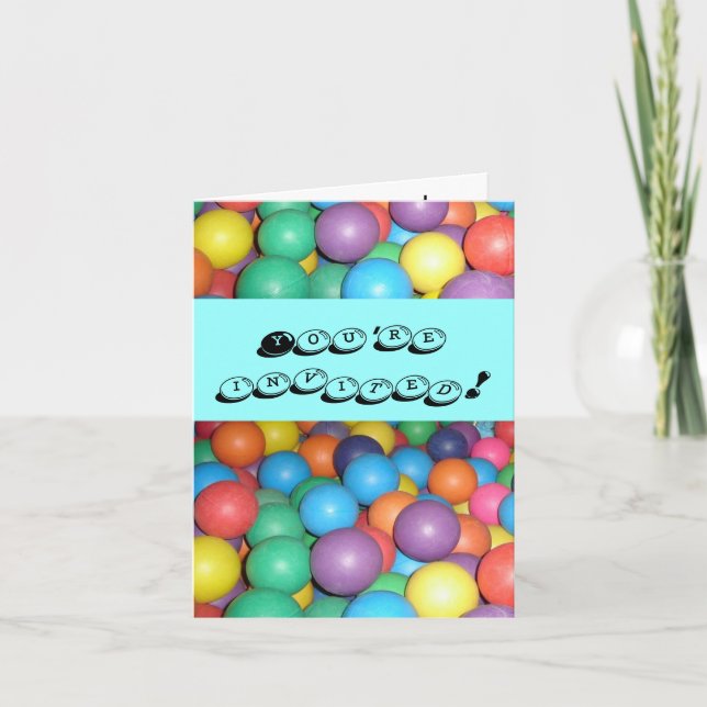 Invitación a la bola de cumpleaños (Anverso)