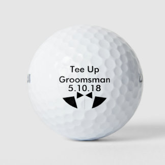 Invitación a la bola de golf Groomsman