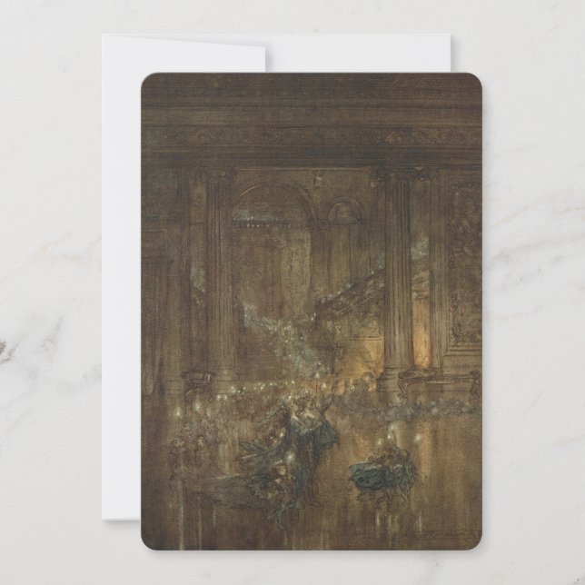 Invitación a la Bola de Hadas Antiguas (Anverso)