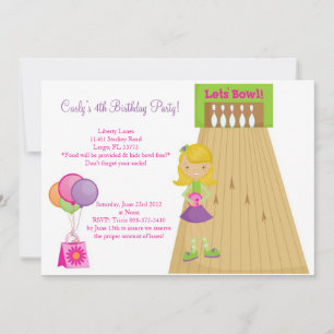 Invitación a la bolera