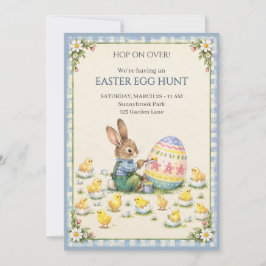 Invitación a la búsqueda de huevos de Pascua