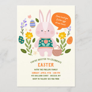 Invitación a la búsqueda de huevos de Pascua