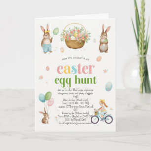 Invitación a la búsqueda de huevos de Pascua - Con
