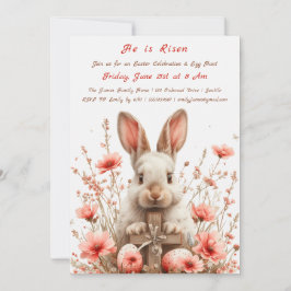 Invitación a la búsqueda de huevos de Pascua "Él h