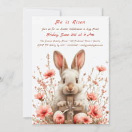 Invitación a la búsqueda de huevos de Pascua "Él h