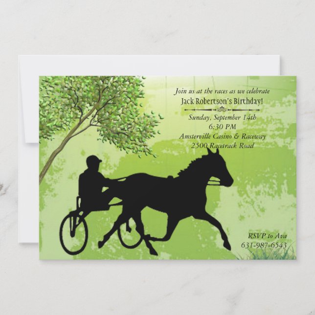 Invitación a la carrera del mazo de cables (Anverso)