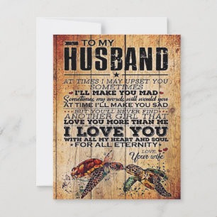 Invitación A la carta de mi marido Presente de familia de c